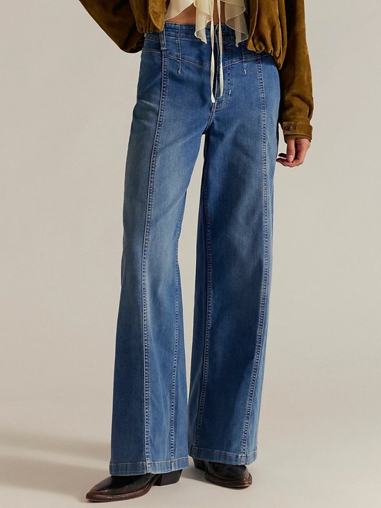 We The Free Denim - We The Free Libre Wide-Leg Jeans - Free People size 26S